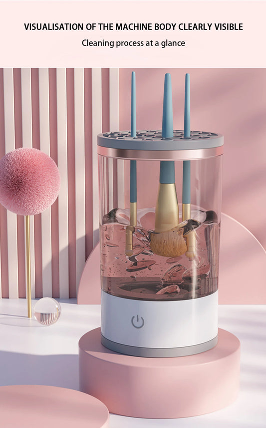 Electric Makeup Brush Cleaner - Portable Automatic Brush Dryer